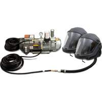 2-Worker DEFENDER Supplied Air Shield & Helmet System Air Extreme Inc.
