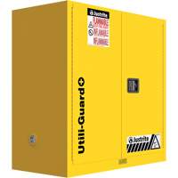 Utili-Guard+ Flammable Safety Cabinet, 30 gal., 1 Door, 43" W x 44" H x 22" D Air Extreme Inc.