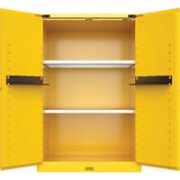 Utili-Guard+ Flammable Safety Cabinet, 45 gal., 2 Door, 43" W x 65" H x 22" D Air Extreme Inc.