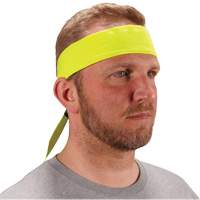 Bandeau de refroidissement Chill-Its 6702 avec polym&egrave;res int&eacute;gr&eacute;s et fermeture &agrave; nouer, Jaune lime haute visibilit&eacute; Air Extreme Inc.