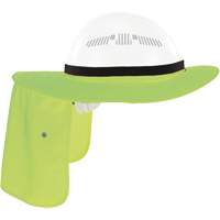 Chill-Its 6661 Universal Hard Hat Brim with Neck Shade, Hi-Vis Lime Air Extreme Inc.