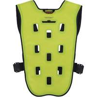 Chill-Its 6685 Dry Evaporative Cooling Vest with Zipper Closure, X-Small, High Visibility Lime-Yellow Air Extreme Inc.
