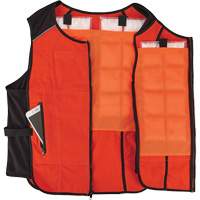 Chill-Its 6260 Lightweight Phase Change Cooling Vest with Rechargeable Packs, Small/Medium, Orange Air Extreme Inc.