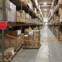 Ensemble de barri&egrave;re &agrave; chaîne magn&eacute;tique pour l'entrep&ocirc;t, Orange Air Extreme Inc.