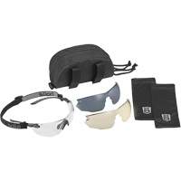 Ensemble de lunettes de s&eacute;curit&eacute; Combat, Lentille Transparent/Fum&eacute;e/Cuivre, Antibu&eacute;e/Anti-&eacute;gratignures, ANSI Z87+ Air Extreme Inc.