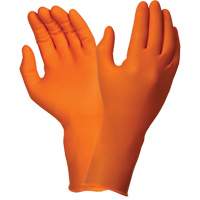 TOUCHNTUFF 93-800 Disposable Gloves, 6.5/7, Latex/Neoprene/Nitrile, 23.6-mil, Powder-Free, Orange Air Extreme Inc.