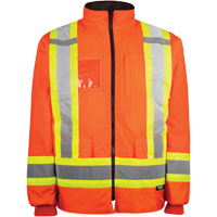 High-Visibility 7-in-1 Jacket, Polyester, High Visibility Orange, X-Small Air Extreme Inc.