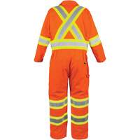 Combinaison non doubl&eacute;e haute visibilit&eacute;, Petit, Orange haute visibilit&eacute; Air Extreme Inc.