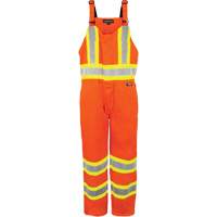 Salopette non doubl&eacute;e haute visibilit&eacute;, T-petit, Orange haute visibilit&eacute; Air Extreme Inc.
