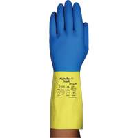 Alphatec&reg; 87-224 Chemical-Resistant Gloves, Size 7, 12.8" L, Neoprene/Rubber Latex, Cotton/Flock-Lined Inner Lining, 26.8-mil Air Extreme Inc.
