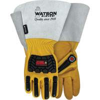 Storm Trooper Water-Resistant Gloves, Small, Cowhide Palm, Gauntlet Cuff Air Extreme Inc.