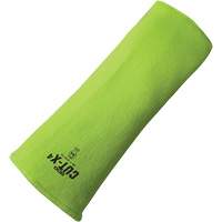 Cut-X&reg; Cut-Resistant Sleeve, Fibreglass/Polyethylene, 10", ASTM ANSI Level A4, High Visibility Lime Air Extreme Inc.