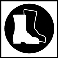 &eacute;tiquettes avec pictogramme Right to Know - Bottes, Vinyle, Feuille, 5/8" lo x 3/4" la Air Extreme Inc.