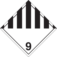 Plaque-&eacute;tiquette TMD divers dangers, Plastique Air Extreme Inc.