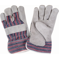Rugged Fitters Gloves, Large, Split Cowhide Palm, Cotton Inner Lining Air Extreme Inc.