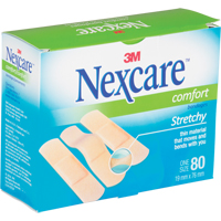 Nexcare Comfort Strips, Rectangular/Square, 3", Fabric, Sterile Air Extreme Inc.