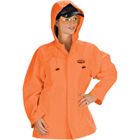Hurricane Flame Retardant/Oil Resistant Rain Suits - Jacket, 4X-Large, High Visibility Orange Air Extreme Inc.