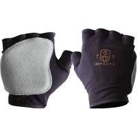 Anti-Impact Fingerless Right-Hand Glove, X-Small, Split Leather Palm, Slip-On Cuff Air Extreme Inc.