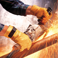 Gants antivibrations Air Glove, Taille T-petit, Paume Cuir fleur Air Extreme Inc.