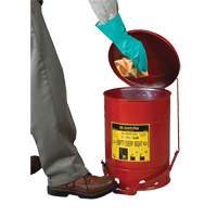 Oily Waste Cans, FM Approved/UL Listed, 21 US gal., Red Air Extreme Inc.