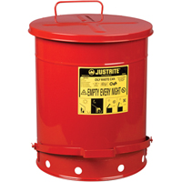 Contenants pour d&eacute;chets huileux, Homologu&eacute; FM/List&eacute; UL, 14 gal. US, Rouge Air Extreme Inc.