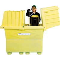 Poly-Safeypacks&reg; Plus Without Drain, 60.25" L x 34.5" W x 64" H, 1200 lbs. Load Capacity Air Extreme Inc.