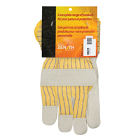 Winter-Lined Patch-Palm Fitters Gloves, Large, Grain Cowhide Palm, Cotton Fleece Inner Lining Air Extreme Inc.