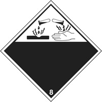 Corrosive Materials TDG Placard, Plastic Air Extreme Inc.