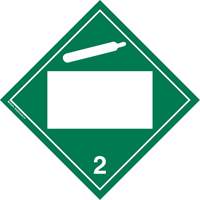 Non-Toxic Gas TDG Placard, Plastic Air Extreme Inc.