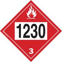 1230 Methanol TDG Placard, Plastic Air Extreme Inc.