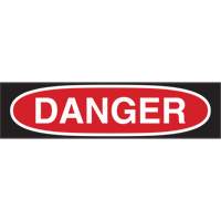 "Danger" Sign, 7" x 10", Polystyrene, English Air Extreme Inc.