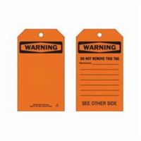 Self-Laminating Safety Tags, Polyester, 4" W x 7" H, English Air Extreme Inc.