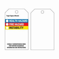 Self-Laminating Right-To-Know Tags, Polyester, 3" W x 5-3/4" H, English Air Extreme Inc.