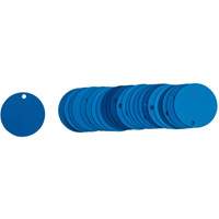 Blank Round Valve Tags, Aluminum, 2" dia Air Extreme Inc.