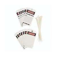 Self-Laminating Accident Prevention Tags, Polyester, 3" W x 5-3/4" H, English Air Extreme Inc.