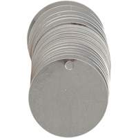 Blank Write-On Valve Tags, Stainless Steel, 2" dia Air Extreme Inc.