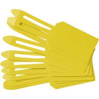 Blank Plastic Lock-On Tags, Plastic, 3-1/4" W x 5-4/5" H, Blank Air Extreme Inc.