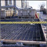 Ruban pour barricade, Anglais, 3" la x 200' lo, 3 mils, Noir sur jaune Air Extreme Inc.