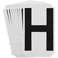 &eacute;tiquettes de lettres et chiffres gothiques individuels Quick-Align, H, 4" h, Noir Air Extreme Inc.