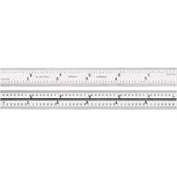 Junior Combination Squares, 6" L, Steel, Satin Air Extreme Inc.