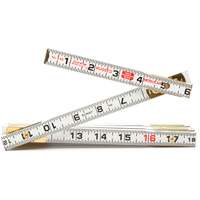 R&egrave;gle de maçon Red End, 6' lo, Bois, Graduations de 1/16" Air Extreme Inc.