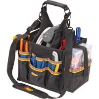 Large Electrical & Maintenance Tool Carrier, Polyester, 23 Pockets, Black Air Extreme Inc.