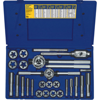 Hanson&reg; Fractional Tap & Hex Die Set, 25 Pieces Air Extreme Inc.