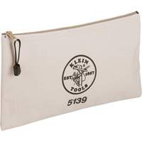Zipper Tool Pouch, Canvas, 1 Pockets, Beige Air Extreme Inc.