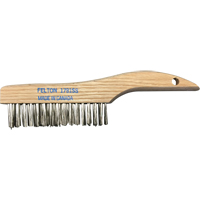 Brosses de nettoyage &agrave; manche en patin, Acier inoxydable, 4 x 16 rangs de fils, Longueur 10" Air Extreme Inc.