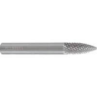 AllSteel Tapered Shape Carbide Burr, SG-5, 1/2" Dia., 1/4" Shank, 1" Depth of Cut Air Extreme Inc.