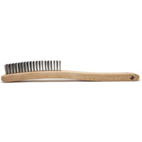Scratch Brush, Stainless Steel, 4 x 19 Wire Rows, 13-11/16" Long Air Extreme Inc.