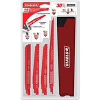 Nail-Embedded Wood & Metal Demo Reciprocating Saw Blade Set Air Extreme Inc.