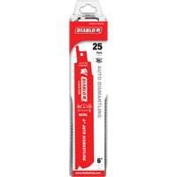 Reciprocating Blade for Auto Dismantling, Bi-Metal, 14-18 TPI, 6" L x 1" W Air Extreme Inc.