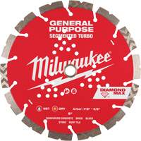 Diamond Max Segmented Turbo Saw Blade, 9", Metal/Stone/Concrete/Ductile Iron/Cement/Non-Ferrous/Brick/Fibre Cement/Tile/Asphalt Use Air Extreme Inc.
